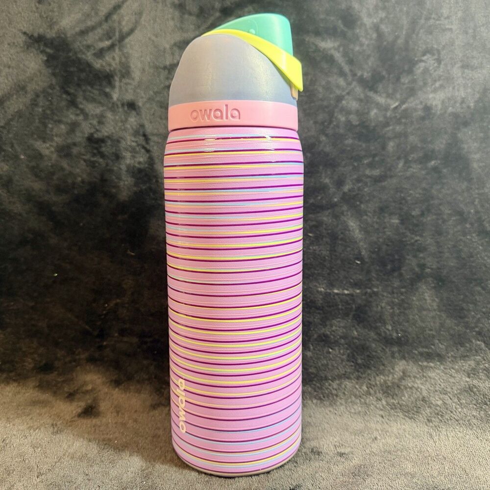 Owala Technicolor 32 oz FreeSip Stainless Steel Dicks Exclusive Limited Rare